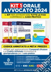 Speciale Orale Avvocato kit 4 compendi (Civile, Procedura Civile, Amministrativo, Ordinamento forense + Codice Amministrativo Annotato 2023) libro