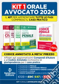 Speciale Orale Avvocato kit 4 compendi (Civile, Penale, Procedura Penale, Ordinamento forense + Codice Penale Annotato 2023) libro