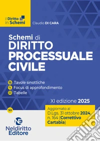 Schemi di diritto procedura civile. Aggiornato al Decreto Correttivo Cartabia D.Lgs. 31 ottobre 2024, n. 164 libro