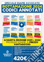 Codice Penale annotato con la giurisprudenza 2023 + Codice Civile Annotato 2023 + Codice Procedura Civile Annotato 2023 + Codice Procedura Penale Annotato 2023 + Codice Penale annotato con la giurisprudenza 2024 + Codice Civile Annotato 2024 + Codic libro