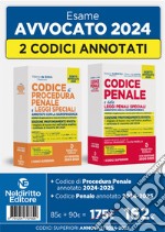 Kit Codice penale + Procedura penale annotato con la giurisprudenza per l'esame di avvocato 2024. Nuova ediz. libro