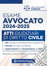 Atti di diritto civile per l'esame di avvocato 2024