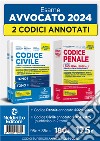 Kit Codice civile annotato + Codice penale annotato per l'esame di avvocato 2024 libro di Garofoli Roberto Battelli Ettore Iannone Maria