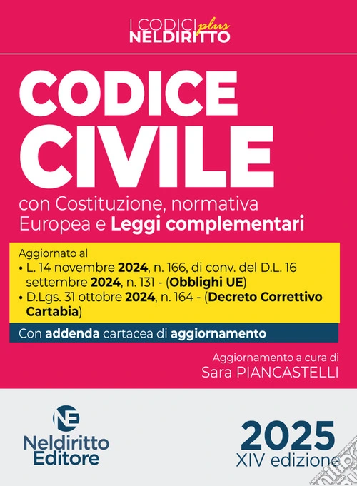 Codice civile plus 2025 con leggi complementari