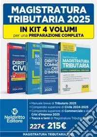 Concorso Magistratura Tributaria: kit 4 volumi per una preparazione completa libro