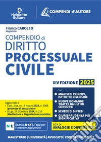 Compendio di procedura civile 2025, aggiornato al I e al II Correttivo Cartabia in tema di mediazione e negoziazione assistita libro