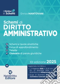 Schemi di diritto amministrativo 2025 libro