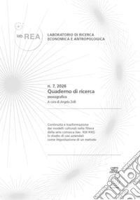 Quaderno di ricerca. Vol. 7 libro