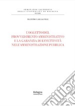 L'oggetto del provvedimento amministrativo e la garanzia di effettività nell'amministrazione pubblica