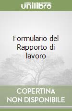 Formulario del Rapporto di lavoro libro