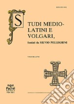 Studi mediolatini e volgari (2021). Vol. 67 libro