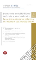 International journal for history and social sciences education-Revue internationale de didactique de l'histoire et des sciences sociales (2019). Vol. 4