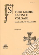 Studi mediolatini e volgari (2022). Vol. 68 libro