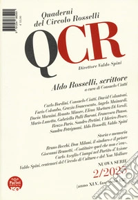 QCR. Quaderni del Circolo Rosselli (2025). Vol. 2: Aldoi Rosselli, scrittore libro