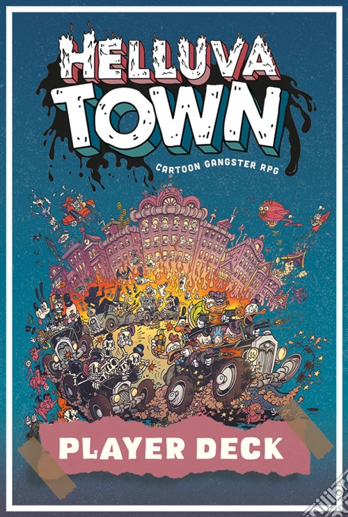 Helluva town. Plyer deck. Con 52 Carte