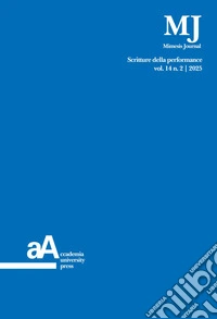 Mimesis journal. Vol. 14/2: Scritture della performance libro