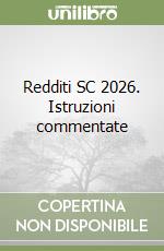 Redditi SC 2026. Istruzioni commentate