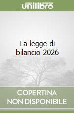 La legge di bilancio 2026 libro