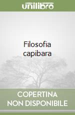 Filosofia capibara libro
