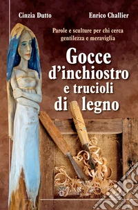 Gocce d'inchiostro e trucioli di legno libro