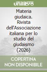 Materia giudaica. Rivista dell'Associazione italiana per lo studio del giudaismo (2026)