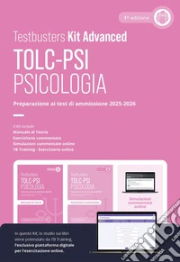 Testbusters. TOLC-PSI. Preparazione al test di ammissione TOLC-PSI - Psicologia. Kit advanced. Con TB training. Con simulazioni commentate online libro