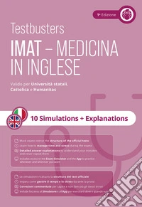 Testbusters. IMAT. Medicine in English. 10 simulations + explanations