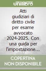 Atti giudiziari di diritto civile per esame avvocato 2024-2025. Con una guida per l'impostazione degli atti giudiziari libro