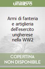 Armi di fanteria e artiglieria dell'esercito ungherese nella WW2 libro
