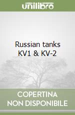 Russian tanks KV1 & KV-2 libro