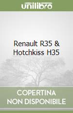 Renault R35 & Hotchkiss H35 libro