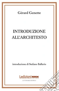 Introduzione all'architesto libro