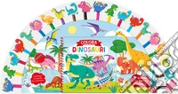 Colora dinosauri. Ediz. a spirale. Con 20 gomme. Con 20 matite colorate libro
