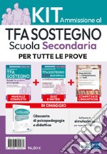 Kit base specializzazione sostegno didattico scuola secondaria. Eserciziari + Manuale + Software + Glossario. Con software di simulazione libro