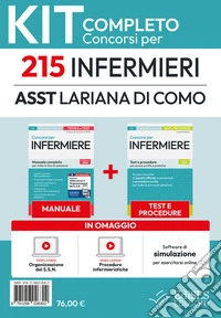 Concorso per 215 Infermieri ASST Lariana di Como. Con software di simulazione libro