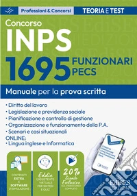 Concorso 1695 Funzionari PECS INPS: manuale prova scritta