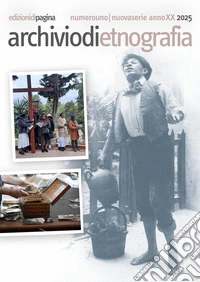 Archivio di etnografia (2025). Vol. 1 libro