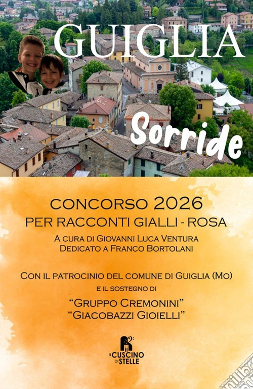 Guiglia sorride. Concorso 2026 per racconti gialli-rosa