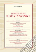 Ephemerides Iuris canonici (2024). Vol. 1 libro