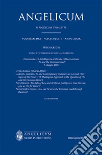 Angelicum (2025). Vol. 1 libro