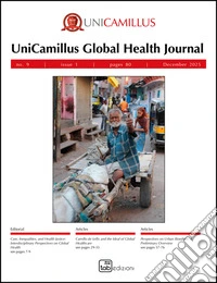 UGHJ. UniCamillus Global Health Journal (2025). Vol. 9 libro