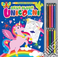 Mega album unicorni. Ediz. illustrata. Con matite libro