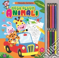 Mega album animali. Ediz. illustrata. Con matite libro