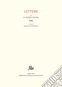 Lettere a «La Riviera Ligure». Indici libro