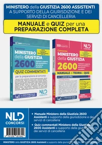 Concorso Ministero della Giustizia 2600 assistenti a supporto della giurisdizione dei servizi di cancelleria. Kit con manuale di teoria + quiz commentati per la prova scritta. Nuova ediz. Con software di simulazione libro