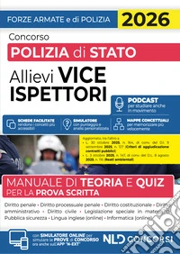 Concorso allievi vice ispettori polizia di Stato 2026. Manuale di Teoria e quiz per la prova scritta. Con simulatore online libro
