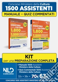 Concorso Ministero della Cultura 1800 posti. profilo 1.500 assistenti per la tutela, accoglienza e vigilanza per il patrimonio e i servizi culturali (Cod. 01). Kit manuale di teoria e quiz commentati per la prova scritta. Con espansione online libro