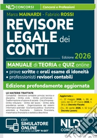 Revisore legale dei Conti. Manuale con teoria e quiz 2026 per l'esame di abilitazione. Con espansione online