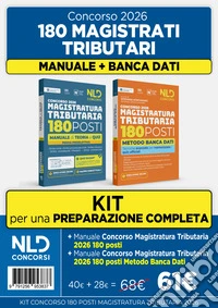 Kit concorso 180 Magistrati Tributari. Manuale di teoria e quiz + Metodo Banca dati per la prova preselettiva. Nuova ediz. libro