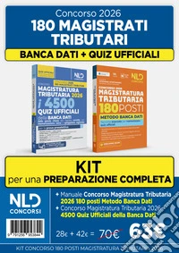 Kit concorso 180 Magistrati Tributari 4500 quiz ufficiali della banca dati + Manuale Metodo Banca Dati per la prova preselettiva libro